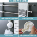 Seamless Suction Cup Towel Rack